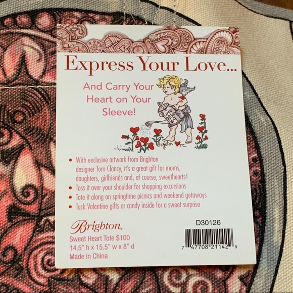 🆕 Brighton Sweetheart Tote NWT - Picture 8 of 9